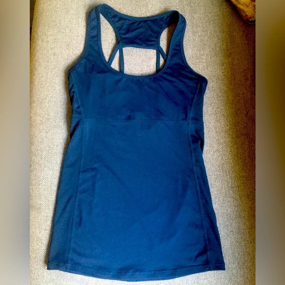 Navy Mono B Tank - Picture 1 of 3